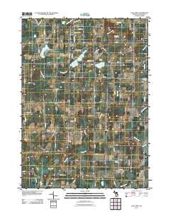 East Leroy Michigan Historical topographic map, 1:24000 scale, 7.5 X 7.5 Minute, Year 2011