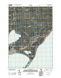East Tawas Michigan Historical topographic map, 1:24000 scale, 7.5 X 7.5 Minute, Year 2012