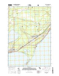 East Tawas Michigan Historical topographic map, 1:24000 scale, 7.5 X 7.5 Minute, Year 2014