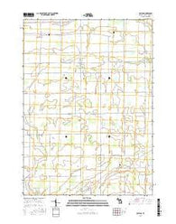 Easton Michigan Current topographic map, 1:24000 scale, 7.5 X 7.5 Minute, Year 2016
