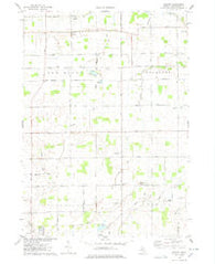 Easton Michigan Historical topographic map, 1:24000 scale, 7.5 X 7.5 Minute, Year 1975