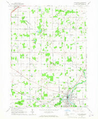 Eaton Rapids Michigan Historical topographic map, 1:24000 scale, 7.5 X 7.5 Minute, Year 1965