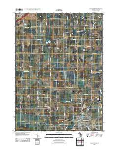 Eaton Rapids Michigan Historical topographic map, 1:24000 scale, 7.5 X 7.5 Minute, Year 2011