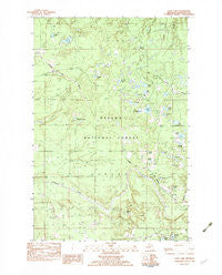 Echo Lake Michigan Historical topographic map, 1:25000 scale, 7.5 X 7.5 Minute, Year 1982