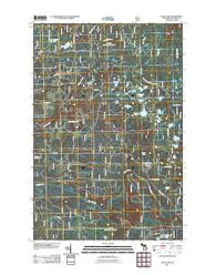 Echo Lake Michigan Historical topographic map, 1:24000 scale, 7.5 X 7.5 Minute, Year 2011