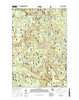Echo Lake Michigan Current topographic map, 1:24000 scale, 7.5 X 7.5 Minute, Year 2016