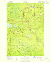 Eckerman Michigan Historical topographic map, 1:24000 scale, 7.5 X 7.5 Minute, Year 1951