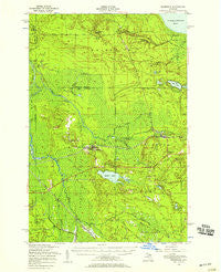 Eckerman Michigan Historical topographic map, 1:62500 scale, 15 X 15 Minute, Year 1951