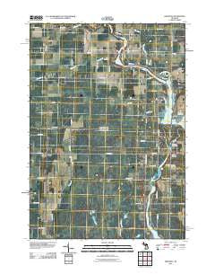 Edenville Michigan Historical topographic map, 1:24000 scale, 7.5 X 7.5 Minute, Year 2011