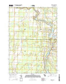 Edenville Michigan Historical topographic map, 1:24000 scale, 7.5 X 7.5 Minute, Year 2014