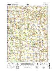 Edmore Michigan Current topographic map, 1:24000 scale, 7.5 X 7.5 Minute, Year 2017