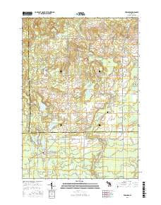 Edwards Michigan Current topographic map, 1:24000 scale, 7.5 X 7.5 Minute, Year 2017