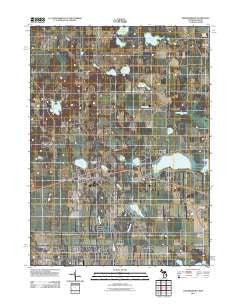 Edwardsburg Michigan Historical topographic map, 1:24000 scale, 7.5 X 7.5 Minute, Year 2011