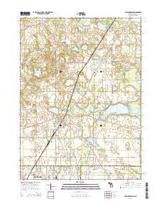 Edwardsburg Michigan Historical topographic map, 1:24000 scale, 7.5 X 7.5 Minute, Year 2014