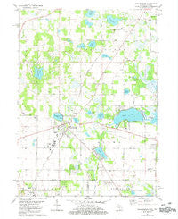 Edwardsburg Michigan Historical topographic map, 1:24000 scale, 7.5 X 7.5 Minute, Year 1981