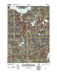 Elba Michigan Historical topographic map, 1:24000 scale, 7.5 X 7.5 Minute, Year 2011