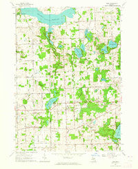 Elba Michigan Historical topographic map, 1:24000 scale, 7.5 X 7.5 Minute, Year 1963
