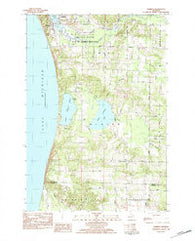 Elberta Michigan Historical topographic map, 1:25000 scale, 7.5 X 7.5 Minute, Year 1983