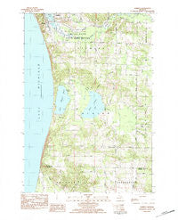 Elberta Michigan Historical topographic map, 1:25000 scale, 7.5 X 7.5 Minute, Year 1983