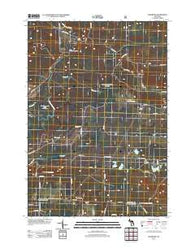 Eldorado Michigan Historical topographic map, 1:24000 scale, 7.5 X 7.5 Minute, Year 2012