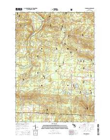 Eldorado Michigan Historical topographic map, 1:24000 scale, 7.5 X 7.5 Minute, Year 2014