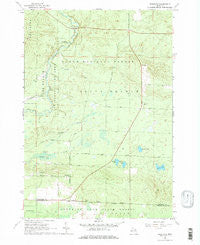 Eldorado Michigan Historical topographic map, 1:24000 scale, 7.5 X 7.5 Minute, Year 1963