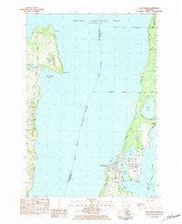 Elk Rapids Michigan Historical topographic map, 1:25000 scale, 7.5 X 7.5 Minute, Year 1983