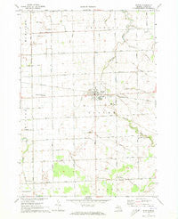 Elkton Michigan Historical topographic map, 1:24000 scale, 7.5 X 7.5 Minute, Year 1970