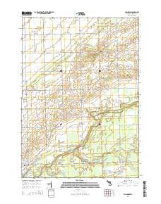 Ellington Michigan Historical topographic map, 1:24000 scale, 7.5 X 7.5 Minute, Year 2014