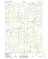 Ellis Corners Michigan Historical topographic map, 1:24000 scale, 7.5 X 7.5 Minute, Year 1982