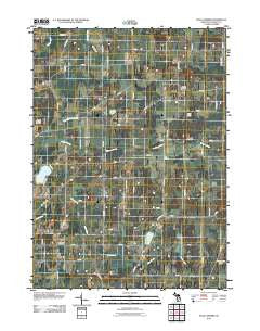Ellis Corners Michigan Historical topographic map, 1:24000 scale, 7.5 X 7.5 Minute, Year 2011