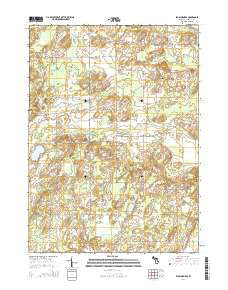 Ellis Corners Michigan Historical topographic map, 1:24000 scale, 7.5 X 7.5 Minute, Year 2014