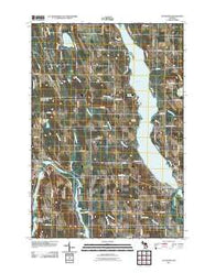 Ellsworth Michigan Historical topographic map, 1:24000 scale, 7.5 X 7.5 Minute, Year 2011