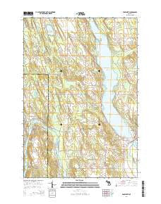 Ellsworth Michigan Historical topographic map, 1:24000 scale, 7.5 X 7.5 Minute, Year 2014