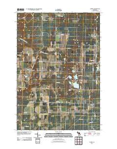 Elmira Michigan Historical topographic map, 1:24000 scale, 7.5 X 7.5 Minute, Year 2011