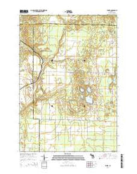 Elmira Michigan Historical topographic map, 1:24000 scale, 7.5 X 7.5 Minute, Year 2014