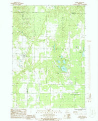 Elmira Michigan Historical topographic map, 1:24000 scale, 7.5 X 7.5 Minute, Year 1986