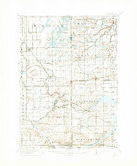 Elsie Michigan Historical topographic map, 1:62500 scale, 15 X 15 Minute, Year 1918