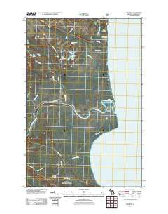 Emerson Michigan Historical topographic map, 1:24000 scale, 7.5 X 7.5 Minute, Year 2011