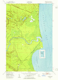 Emerson Michigan Historical topographic map, 1:24000 scale, 7.5 X 7.5 Minute, Year 1951