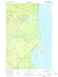 Emerson Michigan Historical topographic map, 1:24000 scale, 7.5 X 7.5 Minute, Year 1951