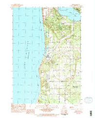 Empire Michigan Historical topographic map, 1:25000 scale, 7.5 X 7.5 Minute, Year 1983