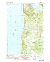 Empire Michigan Historical topographic map, 1:25000 scale, 7.5 X 7.5 Minute, Year 1983