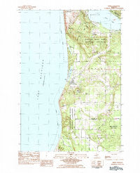 Empire Michigan Historical topographic map, 1:25000 scale, 7.5 X 7.5 Minute, Year 1983