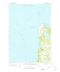 Empire Michigan Historical topographic map, 1:62500 scale, 15 X 15 Minute, Year 1957