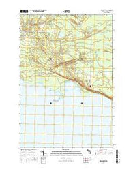 Epoufette Michigan Current topographic map, 1:24000 scale, 7.5 X 7.5 Minute, Year 2017