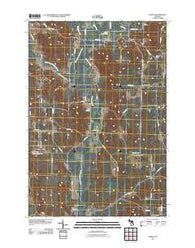 Epsilon Michigan Historical topographic map, 1:24000 scale, 7.5 X 7.5 Minute, Year 2011