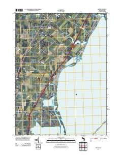 Erie Michigan Historical topographic map, 1:24000 scale, 7.5 X 7.5 Minute, Year 2011