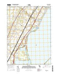 Erie Michigan Historical topographic map, 1:24000 scale, 7.5 X 7.5 Minute, Year 2014