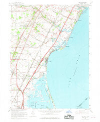 Erie Michigan Historical topographic map, 1:24000 scale, 7.5 X 7.5 Minute, Year 1967